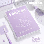 【𝗔𝗦𝗛】A5/B5 Puppy Loose-leaf Notebook, Coil Notebook, Multi-functional Diary Minimalist Notebook 线条小狗活页本