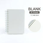 【𝗔𝗦𝗛】Matt Cover Mini Notebook C7 Spiral Wire O Planner Journal Notebook- Line-Blank-Grid C7迷你线圈笔记本