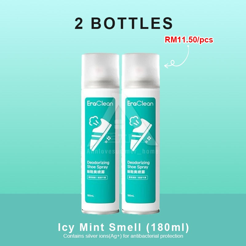 【𝗔𝗦𝗛】100% Authentic Era Clean Shoe Deodorant Spray (BUY 3 FREE 1) 150ml Antibacterial Spray Kasut 鞋子除臭噴霧