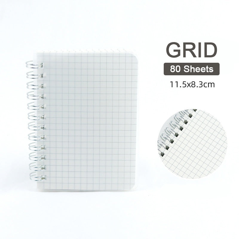 【𝗔𝗦𝗛】Matt Cover Mini Notebook C7 Spiral Wire O Planner Journal Notebook- Line-Blank-Grid C7迷你线圈笔记本