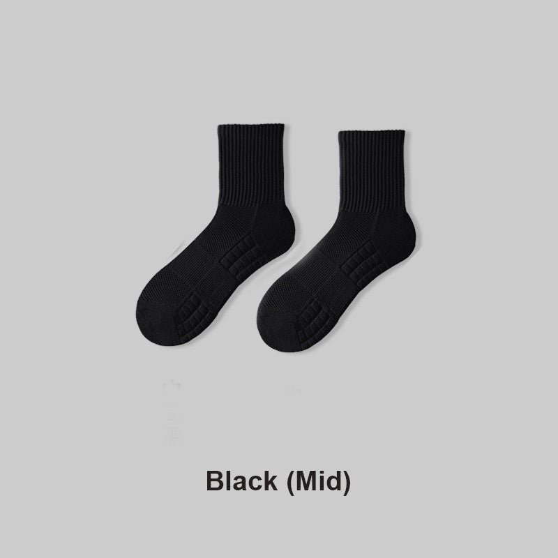 【𝗔𝗦𝗛】Sport Sock Anti Slip / Sarung Kaki / Unisex Socks Socking For Running Basketball Badminton