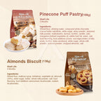 【𝗔𝗦𝗛】FUKADA ICHIBIN Nut Crispy Biscuits Almond Biscuit Pinecone Puff Pastry 松塔小酥饼