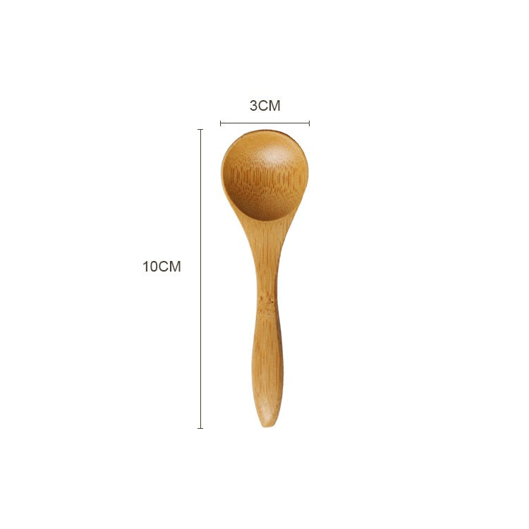 【𝗔𝗦𝗛】Bamboo Spoon Short Handle Milk Powder Spoon Teaspoon Baby Meals Tableware 竹木勺茶勺