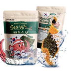 【𝗔𝗦𝗛】🔥新款 SNACKISS 400克| 350克【自封袋装❗】纯素海苔脆饼 SEAVIT 饼干 零食咸蛋味