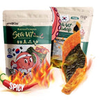 【𝗔𝗦𝗛】🔥新款 SNACKISS 400克| 350克【自封袋装❗】纯素海苔脆饼 SEAVIT 饼干 零食咸蛋味