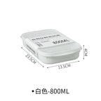【𝗔𝗦𝗛】Muji Fridge Organiser Plastic Storage Box Food Fruit Container With Lid Bekas Peti Sejuk Simpan Sayuran 冰箱分类收纳盒