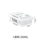 【𝗔𝗦𝗛】Muji Fridge Organiser Plastic Storage Box Food Fruit Container With Lid Bekas Peti Sejuk Simpan Sayuran 冰箱分类收纳盒