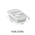 【𝗔𝗦𝗛】Muji Fridge Organiser Plastic Storage Box Food Fruit Container With Lid Bekas Peti Sejuk Simpan Sayuran 冰箱分类收纳盒