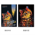 【𝗔𝗦𝗛】【BUY 2 FREE PEN】A3 Art Scratch Card (Animal Series)