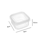 【𝗔𝗦𝗛】Mini Container Set Fresh Seal Refrigerator Freezer Organizer Containers Stackable food container with lid 小型分类食物收纳盒