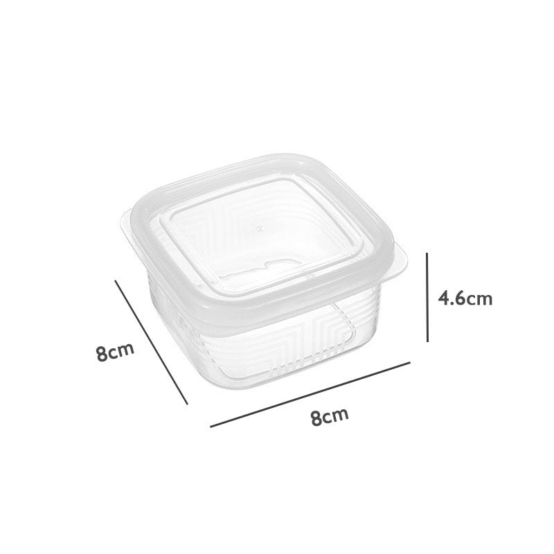 【𝗔𝗦𝗛】Mini Container Set Fresh Seal Refrigerator Freezer Organizer Containers Stackable food container with lid 小型分类食物收纳盒
