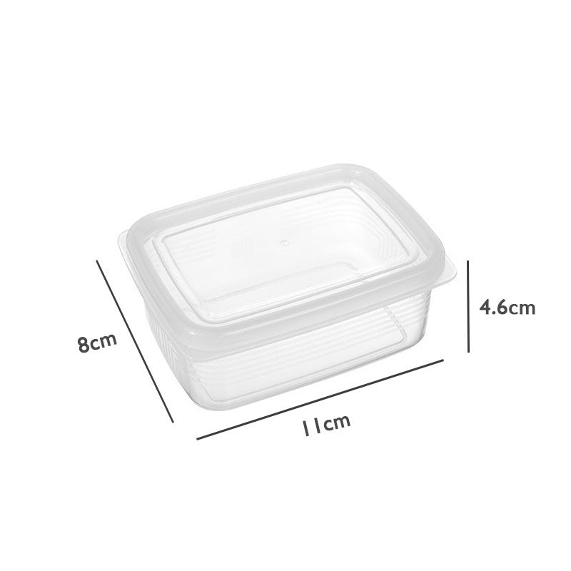 【𝗔𝗦𝗛】Mini Container Set Fresh Seal Refrigerator Freezer Organizer Containers Stackable food container with lid 小型分类食物收纳盒