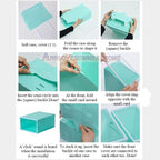 【𝗔𝗦𝗛】Harder Soft PP Shoe Storage Box Plastic Stackable Rack Foldable Organizer Box Penyimpan Kotak Rak Kasut Lipat 收纳鞋盒