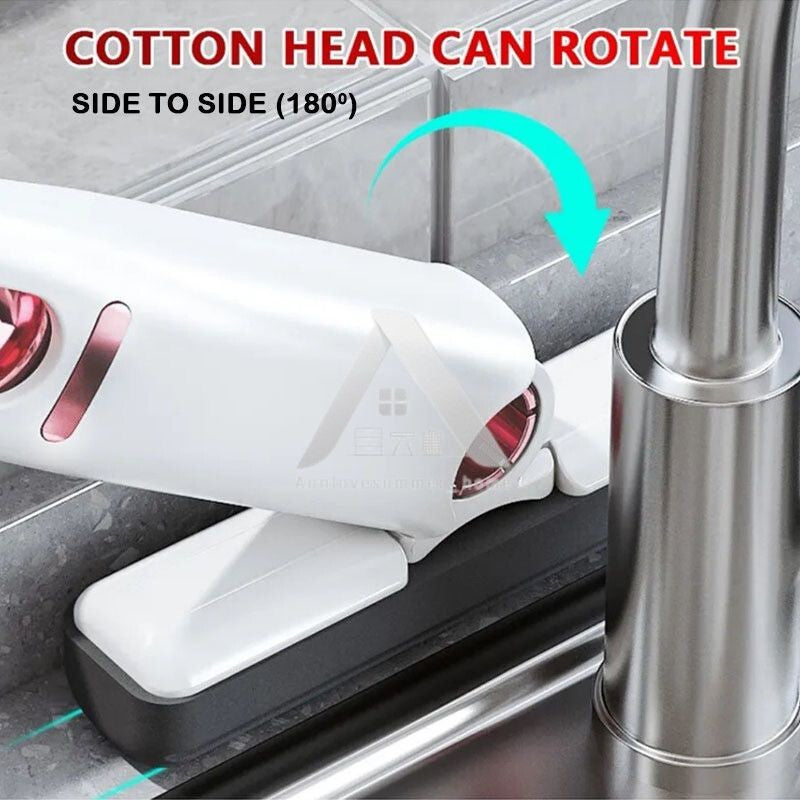 【𝗔𝗦𝗛】Hand-Free Mini Squeeze Mop🔥❗️ Home Kitchen Car Cleaning Mop Desk Cleaner Glass Sponge Cleaning Household 迷你拖把