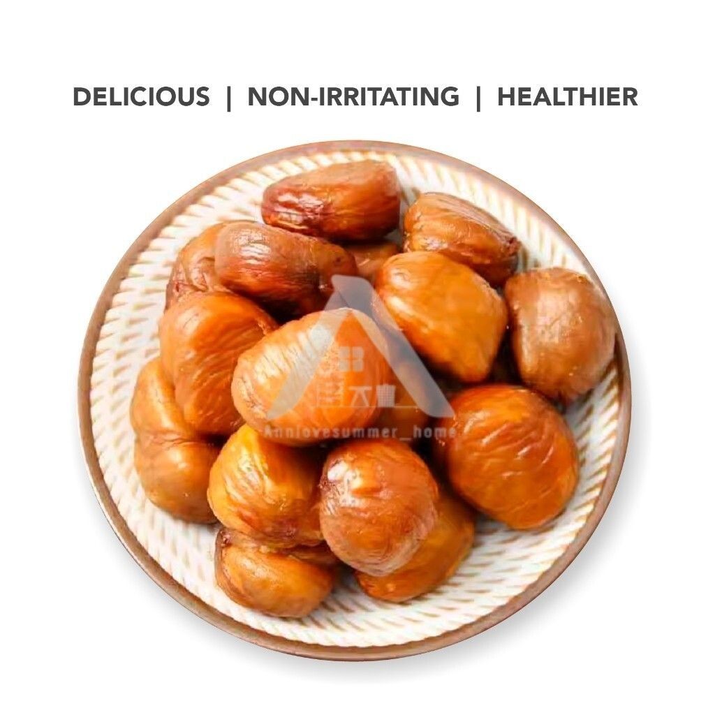 【𝗔𝗦𝗛】NEW🔥(100G) Niu Kee Organic Roasted Ringent Chestnut Peeled Chestnut Organik Biji Berangan Bakar HALAL有机开口甘栗仁