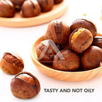 【𝗔𝗦𝗛】NEW🔥(100G) Niu Kee Organic Roasted Ringent Chestnut Peeled Chestnut Organik Biji Berangan Bakar HALAL有机开口甘栗仁