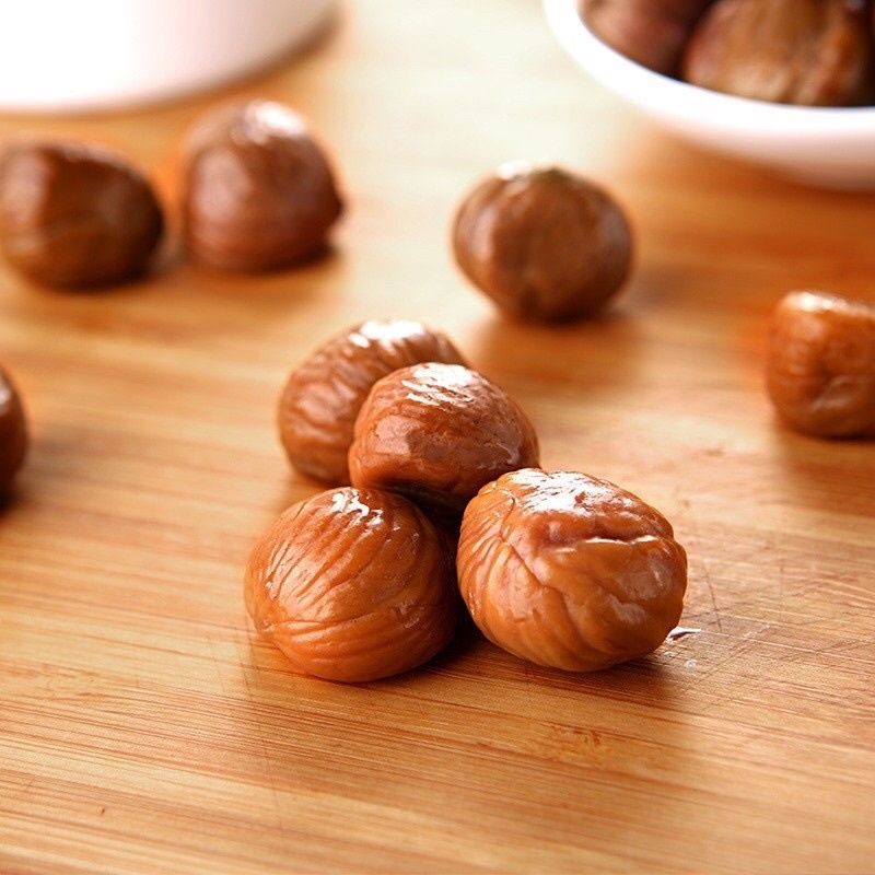 【𝗔𝗦𝗛】(Hot Selling🔥❗) Organic Roasted Ringent Chestnut/Peeled Chestnut HALAL 开口甘栗仁 Buah Berangan Bakar Snacks Food