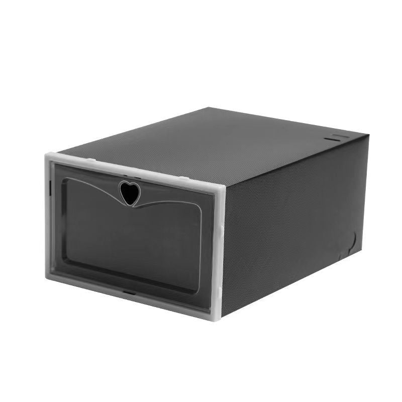 【𝗔𝗦𝗛】Harder Soft PP Shoe Storage Box Plastic Stackable Rack Foldable Organizer Box Penyimpan Kotak Rak Kasut Lipat 收纳鞋盒