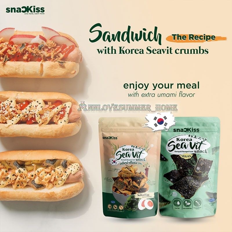 【𝗔𝗦𝗛】 50g/45g Snackiss Seavit