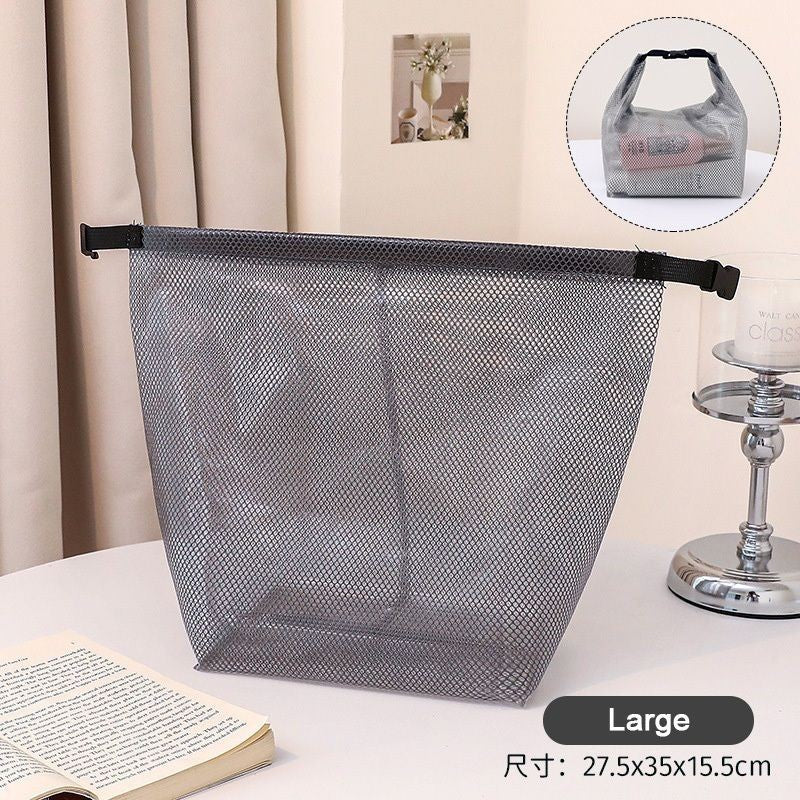 【𝗔𝗦𝗛】Waterproof Storage Bag Fitness Clothing Swimming Bathroom Large-Capacity Drawstring Pocket Men Women Outdoor Travel