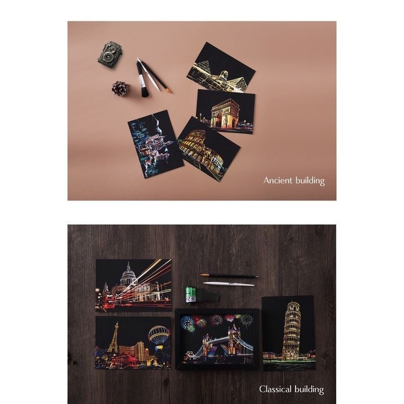 【𝗔𝗦𝗛】【4 in 1】A5 Scratch Card (Colorful)