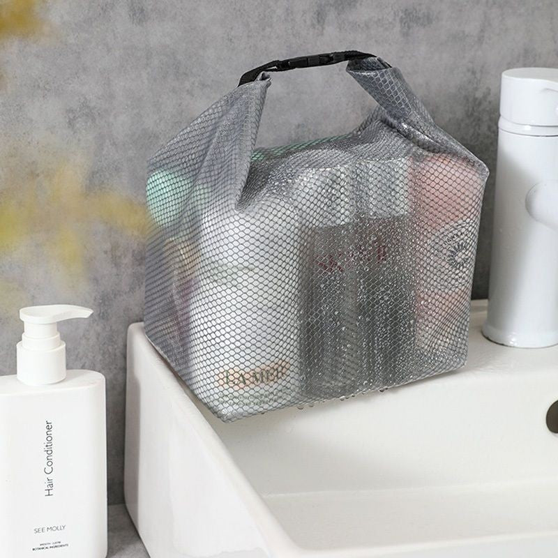 【𝗔𝗦𝗛】Waterproof Storage Bag Fitness Clothing Swimming Bathroom Large-Capacity Drawstring Pocket Men Women Outdoor Travel