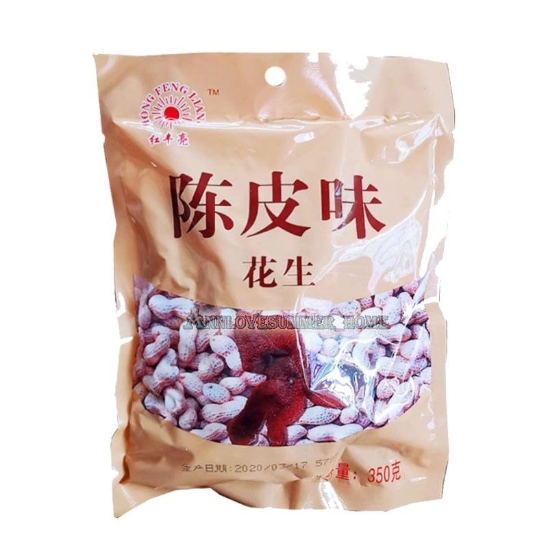 Tangerine Peanuts 红丰亮陈皮味花生 (350g)