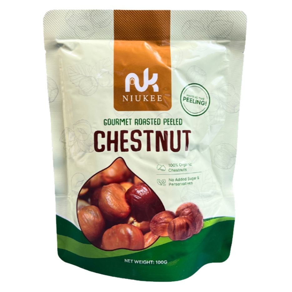【𝗔𝗦𝗛】(Hot Selling🔥❗) Organic Roasted Ringent Chestnut/Peeled Chestnut HALAL 开口甘栗仁 Buah Berangan Bakar Snacks Food