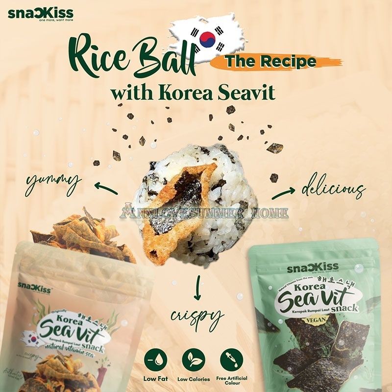 【𝗔𝗦𝗛】 50g/45g Snackiss Seavit