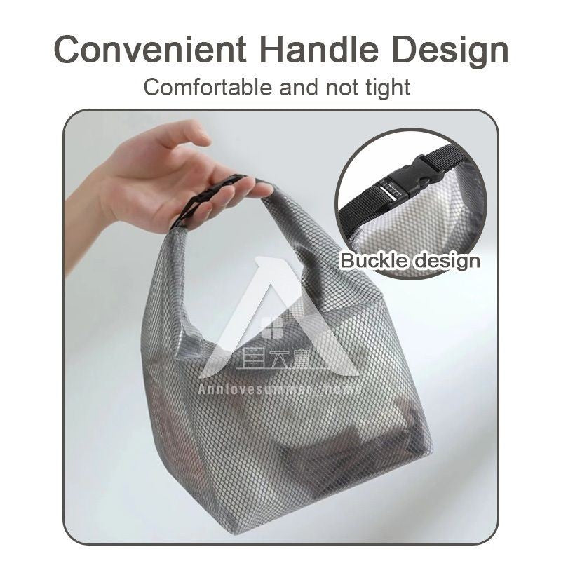 【𝗔𝗦𝗛】Waterproof Storage Bag Fitness Clothing Swimming Bathroom Large-Capacity Drawstring Pocket Men Women Outdoor Travel