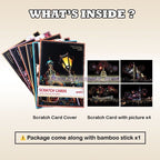 【𝗔𝗦𝗛】【4 in 1】A4 Scratch Card (Colorful)