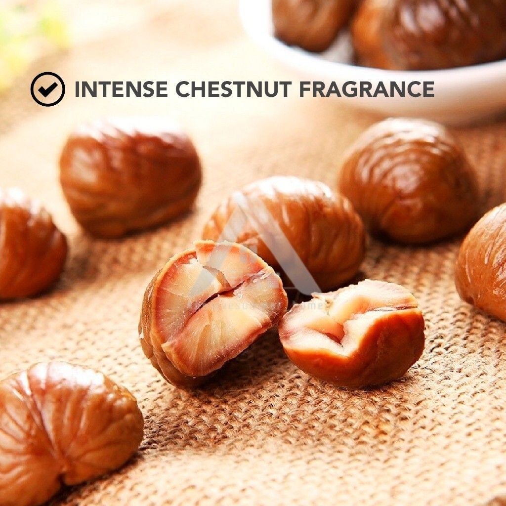 【𝗔𝗦𝗛】NEW🔥(100G) Niu Kee Organic Roasted Ringent Chestnut Peeled Chestnut Organik Biji Berangan Bakar HALAL有机开口甘栗仁