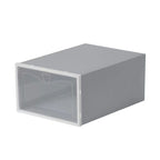 【𝗔𝗦𝗛】Harder Soft PP Shoe Storage Box Plastic Stackable Rack Foldable Organizer Box Penyimpan Kotak Rak Kasut Lipat 收纳鞋盒