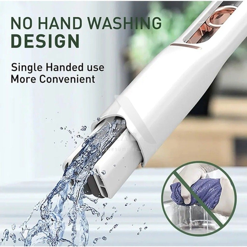 【𝗔𝗦𝗛】Hand-Free Mini Squeeze Mop🔥❗️ Home Kitchen Car Cleaning Mop Desk Cleaner Glass Sponge Cleaning Household 迷你拖把