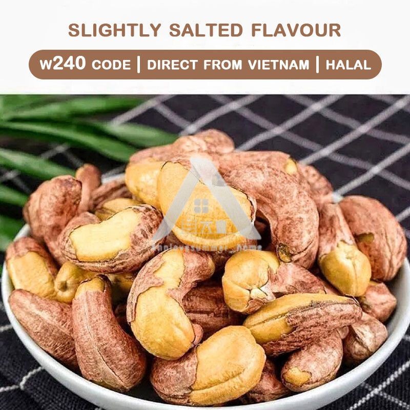 【𝗔𝗦𝗛】PREMIUM VIRAL🔥 KACANG GAJUS GORENG HALAL L SIZE VIETNAM Roasted Cashew Nut Kacang Gajus Panggang W240 越南烤腰豆
