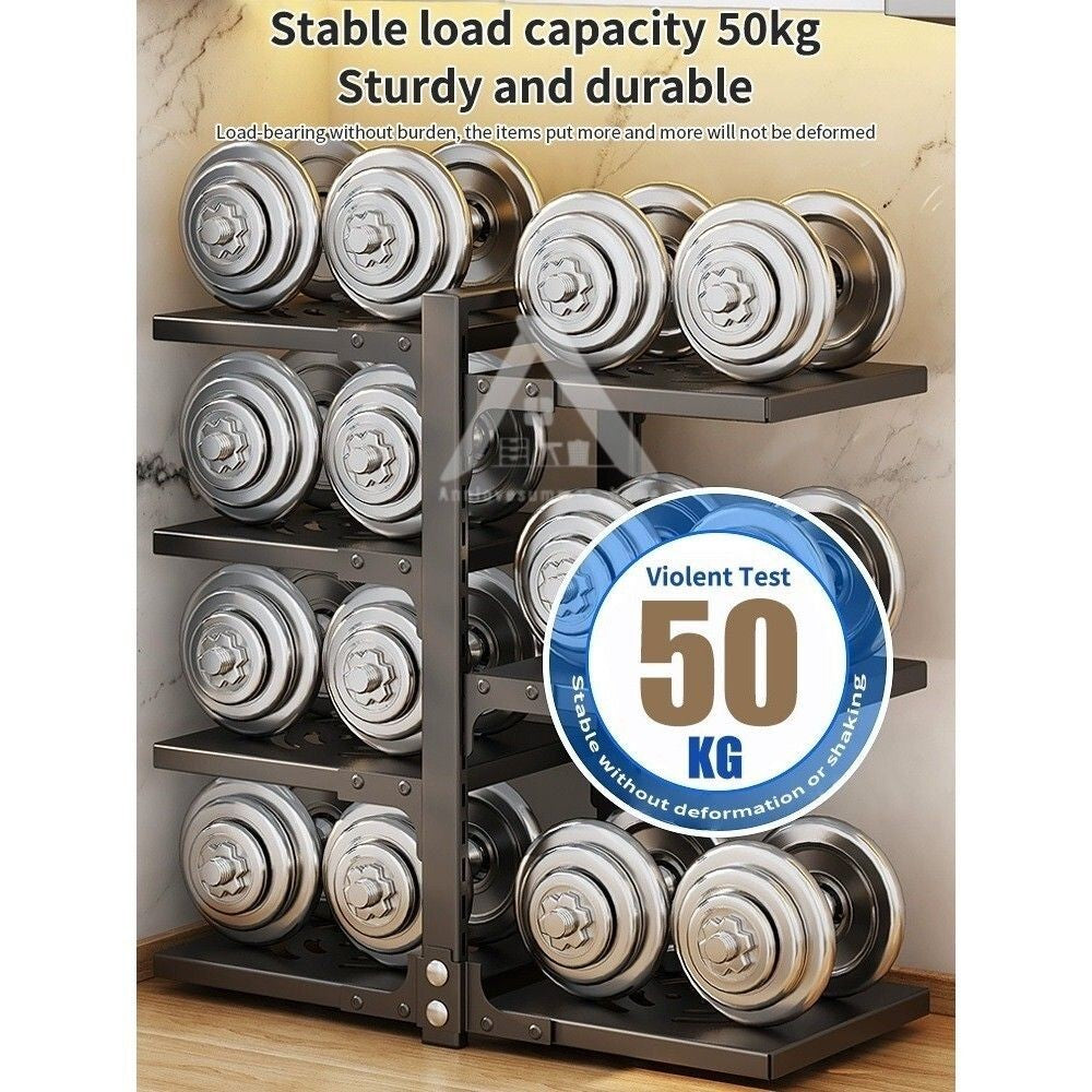 【𝗔𝗦𝗛】2-4 Tiers Adjustable Pot and Pan Rack Organizer Rak Bawah Sinki Kitchen Pot Storage 厨房收纳