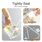 【𝗔𝗦𝗛】Muji Airtight Food Storage Container Stackable Plastic Kitchen Multigrain Bekas Makanan Kedap Udara密封罐Tupperware