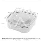 【𝗔𝗦𝗛】350ml Mini freezer Meat/Fruits Compartment Box Reusable Frozen Storage Organizer Food-Grade Kitchen Food Divide冰箱冻盒