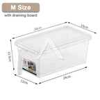【𝗔𝗦𝗛】Plastics Fridge Storage with Handle