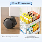 【𝗔𝗦𝗛】Hard PP Plastic 3/4 Tier Multifunction Storage Trolley