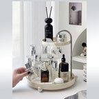 【𝗔𝗦𝗛】NEW❗️2 Tiers Dessert Stand｜Stainless Steel Perfume Skincare Organizer Storage Display Rack Food Snacks 点心架 香水护肤品收纳架