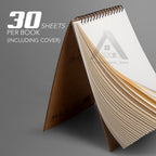 【𝗔𝗦𝗛】Blank paper sketch watercolor marker painting art dedicated student drawing book | Buku lukisan 素描速写绘画美术专用学生图画本带撕裂线