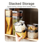 【𝗔𝗦𝗛】Airtight Transparent Food Storage Plastic Container Tupperware Kitchen Use Sealed Jar Bekas Kedap Udara密封零食干粮收纳盒