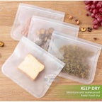 【𝗔𝗦𝗛】Food Grade Fridge Zipper Bag Thick Reusable ｜Kedap Udara Beg Makanan Peti Sejuk Storage Frozen Food Vegetable 食品保鲜袋