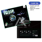 【𝗔𝗦𝗛】【BUY 2 FREE PEN】A3 Art Scratch Card (Astronaut Series)