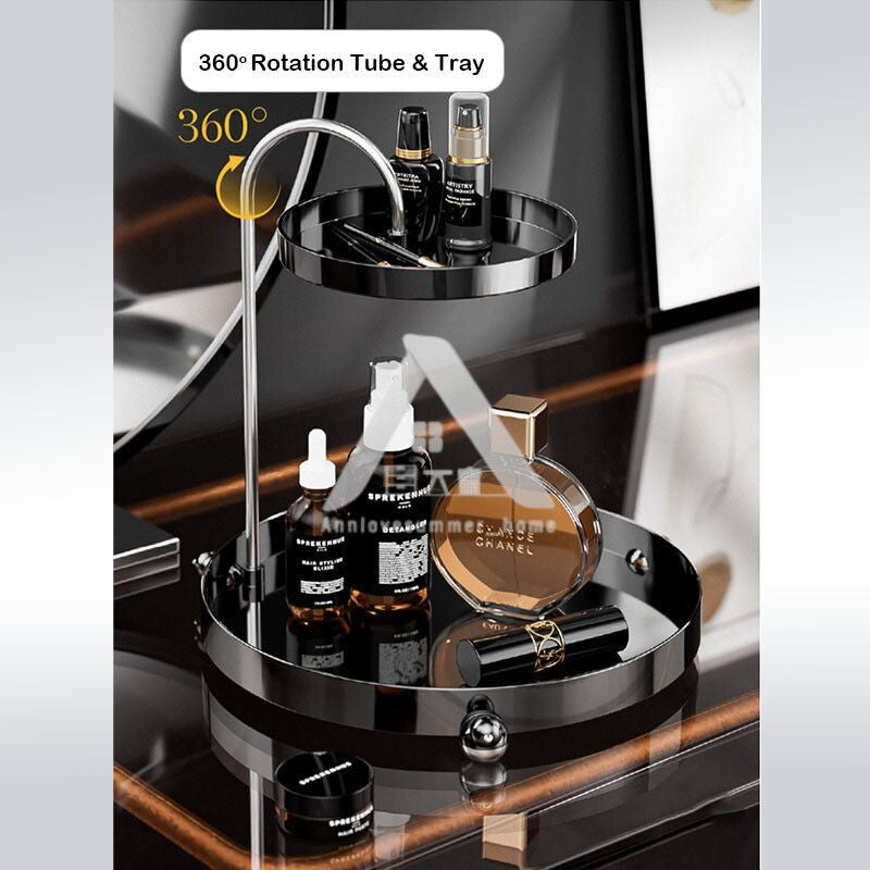 【𝗔𝗦𝗛】NEW❗️2 Tiers Dessert Stand｜Stainless Steel Perfume Skincare Organizer Storage Display Rack Food Snacks 点心架 香水护肤品收纳架