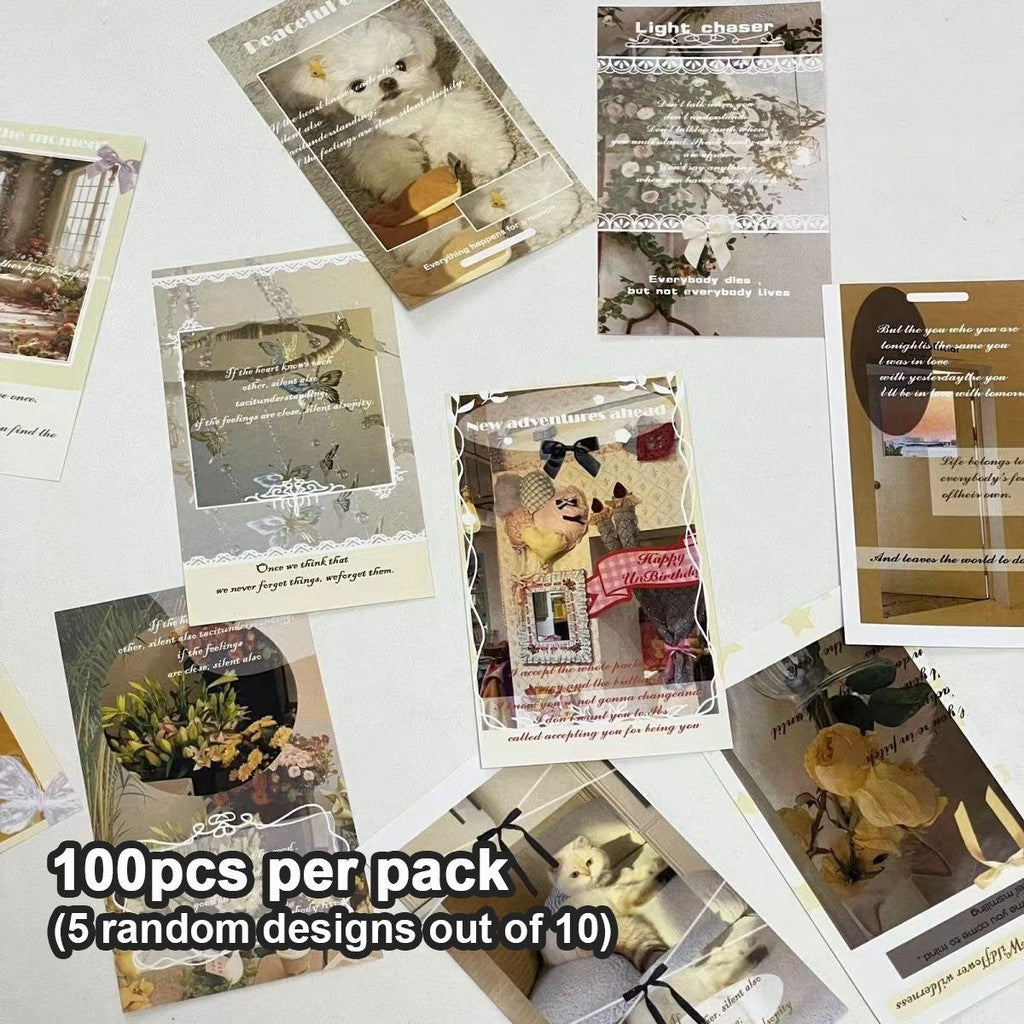 【𝗔𝗦𝗛】100pcs/pack Ins Yellow Sealing Sticker Notebook Sticker Ins风封口贴