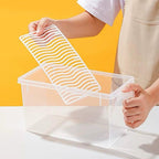 【𝗔𝗦𝗛】Plastics Fridge Storage with Handle