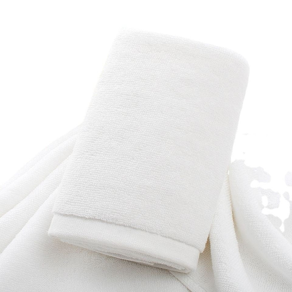 【𝗔𝗦𝗛】 Hotel Towel 100% Cotton 75CM X 145CM (Bath Towel White) Grade tuala mandi hotel 纯棉全白浴巾毛巾 (400g)