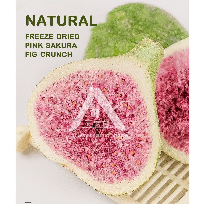 【𝗔𝗦𝗛】New🔥50g【Freeze Sakura Pink Dried Fig】冻干无花果脆干 Baking Decorating Healthy Snack Buah Rajah Beku Kering